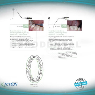 Insertos PERIOPRECISION - mantenimiento periodontal