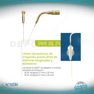 Insertos IRRISAFE Endo - irrigación del conducto