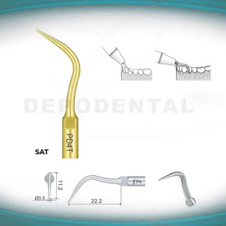 Puntas Ultrasonidos Perio Woodpecker compatible SATELEC PD4T Perio