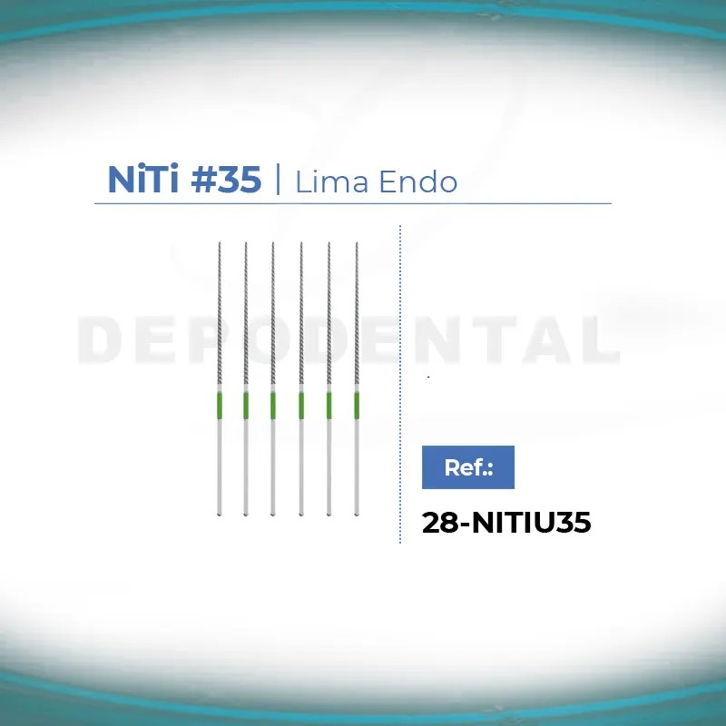 Lima para ultrasonidos NiTi 35