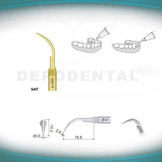 Puntas Ultrasonidos GD1T Profilaxis