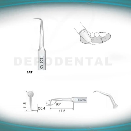 Puntas Ultrasonidos Endo Woodpecker ED21RD