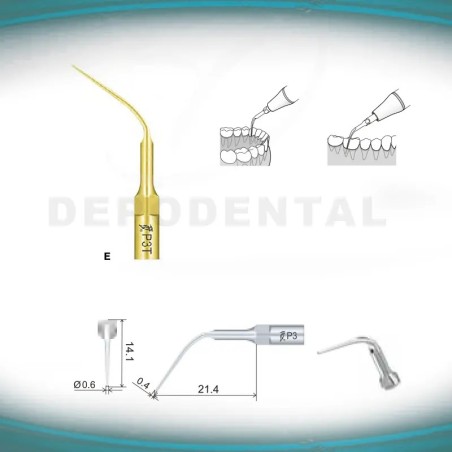 Puntas Ultrasonidos Perio EMS P3T Perio