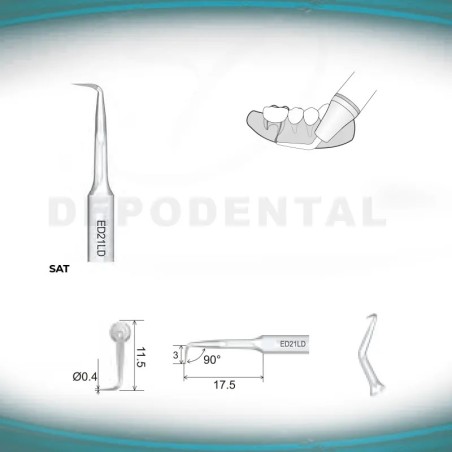 Puntas Ultrasonidos Endo Woodpecker E21LD