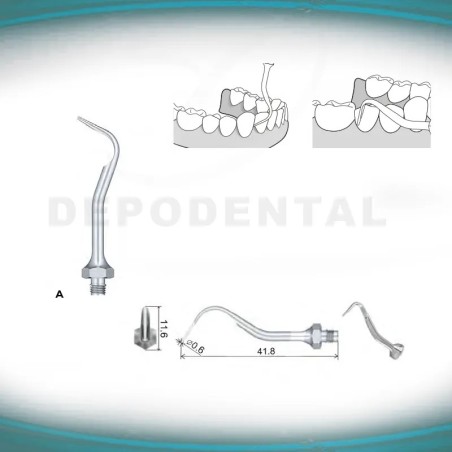 Punta ultrasonidos para profilaxis A2 compatible Amdent