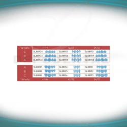 Preformas cera individuales para Maxilar inferior Izquierda