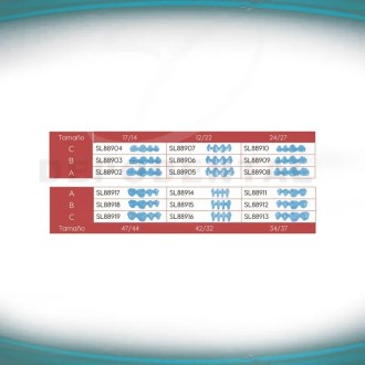 Preformas cera individuales para Maxilar inferior Izquierda