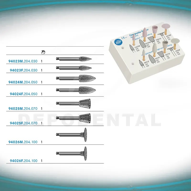 Fresero set de pulido 4652 para pulido de Composite