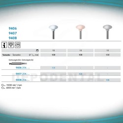 Pulidores Composite komet forma lenteja