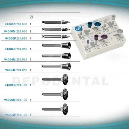 Fresero Kit pulido de restauraciones cerámicas