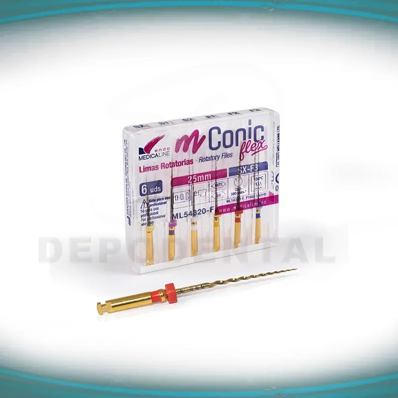 Limas endodoncia Medicaline NiTi mConic 21mm