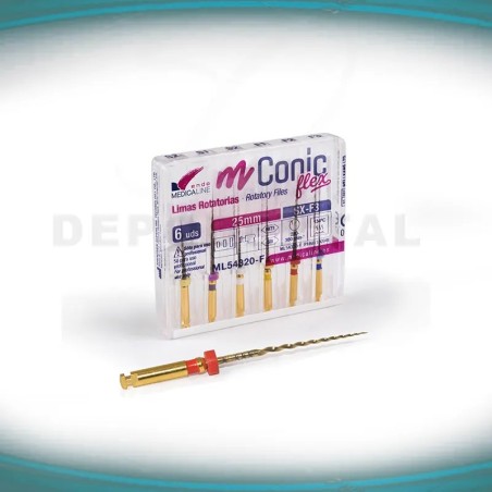 Limas endodoncia Medicaline NiTi mConic 19mm