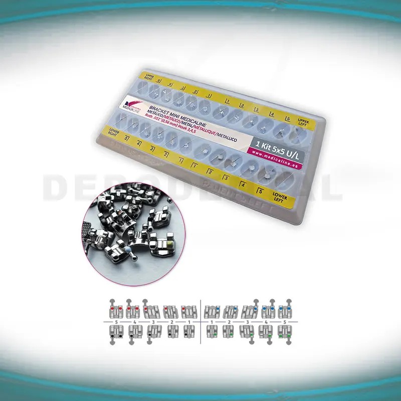 Bracket metálico Mini Roth .022 KIT Medicaline