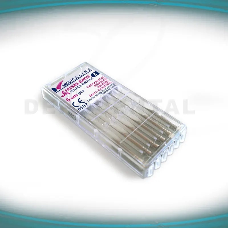 Fresas Gates acero inoxidable para endodoncia Medicaline