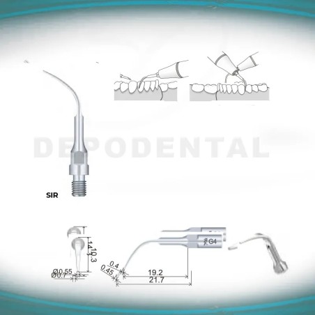 Puntas ultrasonidos proflaxis GS4 compatible Sirona