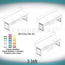 mesa laboratorio KAPPA dos puestos