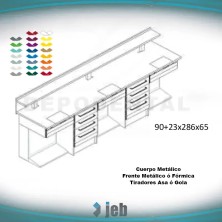 mesa trabajo laboratorio Elite 3 puesto