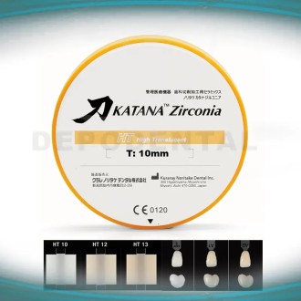 KATANA Zirconio HT blanco translúcido 10mm