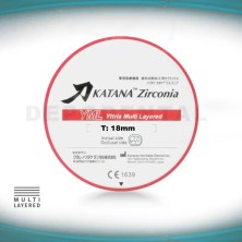 KATANA Zirconia YML Discos Multi-capa 18mm