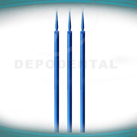 Micro-pinceles aplicadores desechables MEDIUM color azules