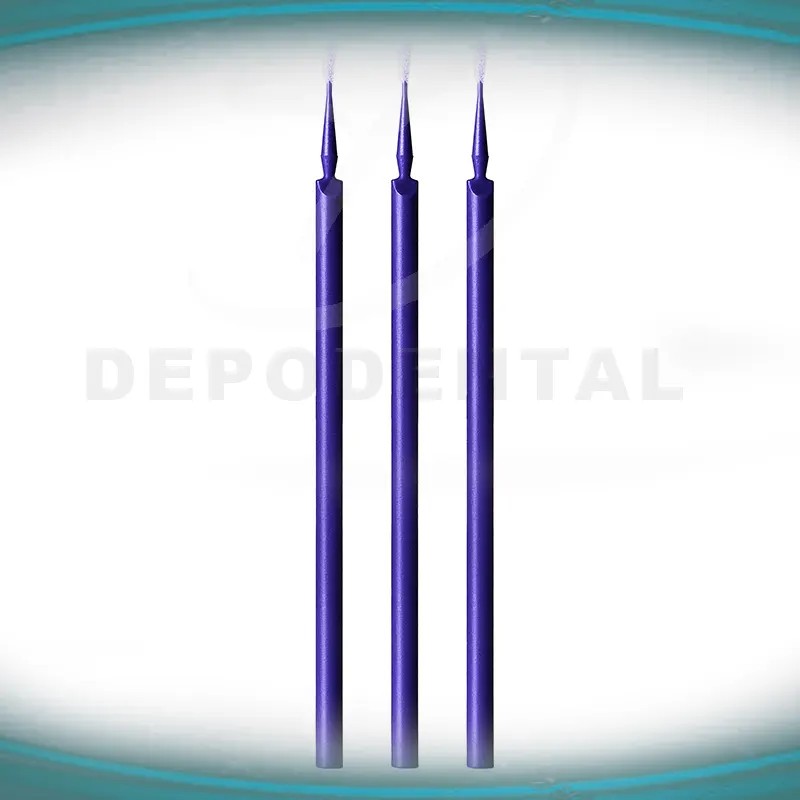 Micro-pinceles aplicadores desechables SUPER FINOS color morado