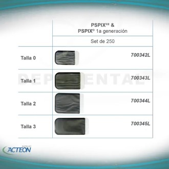 Fundas higiénicas para placas de fósforo PSPIX