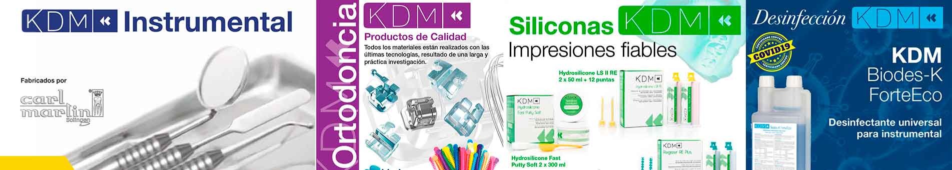 Materiales e insumos odontología KDM